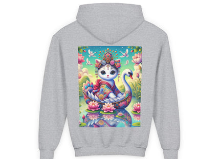 Geisha Kitten’s River Voyage Youth Heavy Blend Hooded Sweatshirt