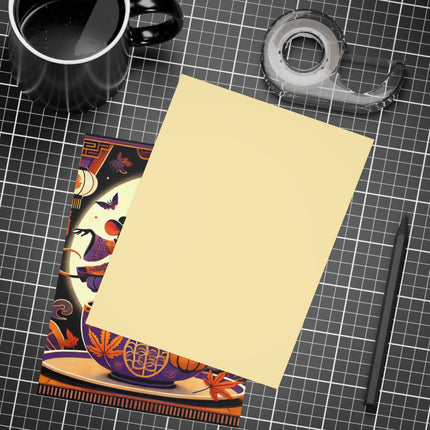 Theatrical Halloween Kabuki Mice on Teacup Postcards (envelopes included) - Bundles of 10, 30, 50 Pieces