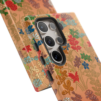 Ornamental Japanese Flower Pattern Phone Cases