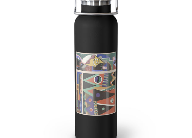 Collection decors et couleurs Pl.03 by Georges Valmiers Copper Vacuum Insulated Bottle, 22oz