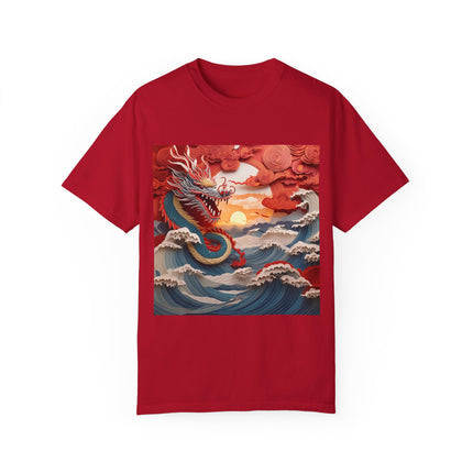 Emergence of the Dragon Unisex Garment-Dyed T-shirt