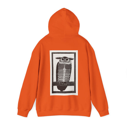 Horned Owl by Samuel Jessurun de Mesquita Heavy Blend™ Hooded Sweatshirt