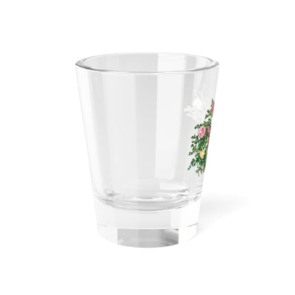 Peonies and Birds by Okamoto Shuki Shot Glass, 1.5oz