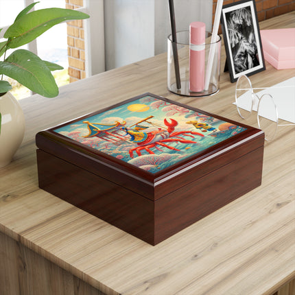 The Celestial Crab Navigator Jewelry Box