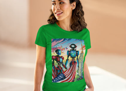 High Fashion Cyberpunk CIA Robots Cotton Tee