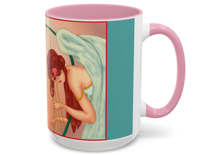 Heavenly Angel Duet Colorful Mugs (11oz, 15oz)