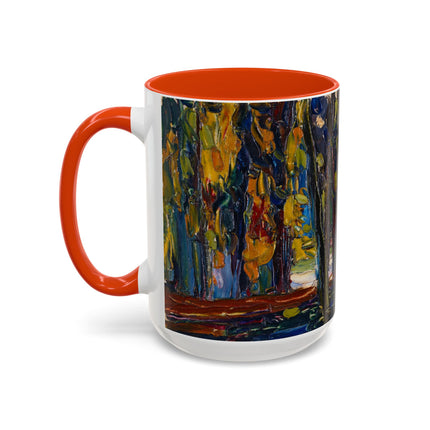 In the Park of St. Cloud by Wassily Kandinsky Colorful Mugs (11oz, 15oz)