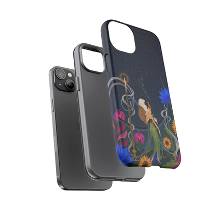 🌙🕯️ The Lady Of The Midnight Garden Phone Case – Art Deco Nocturne