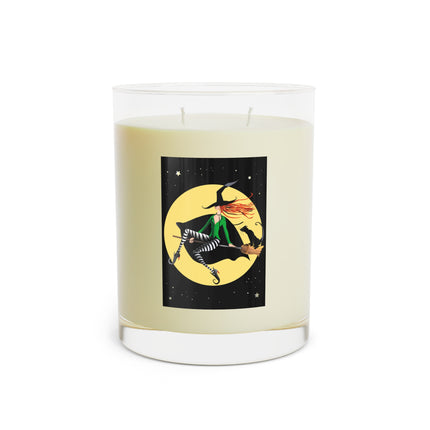 A Witch’s Moonlit Flight Scented Candle - Full Glass, 11oz