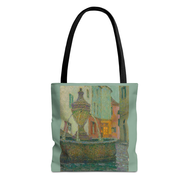La Fontaine, Saint-Paul De Vence by Henri Le Sidaner Tote Bag (AOP)