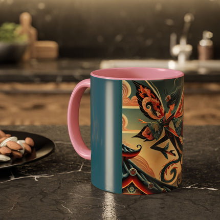 Dragon Fairy of the Temple Colorful Mugs (11oz, 15oz)