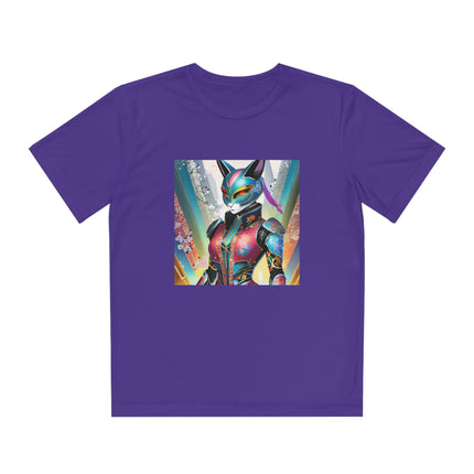 Cyberpunk Chic Youth Competitor Tee