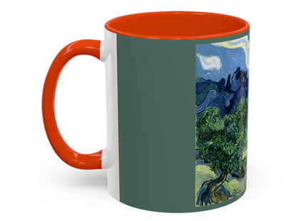 Olive Trees by Vincent Van Gogh Colorful Mugs (11oz, 15oz)