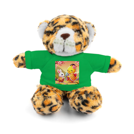 Whimsical Springtime Exchange Stuffed Animals with Tee