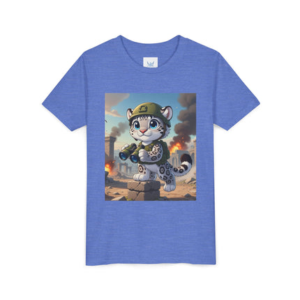 Snow Leopard Lookout Youth Short Sleeve Tee