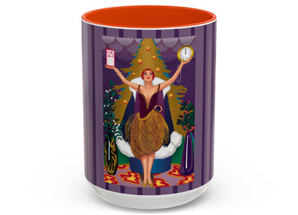 Countdown to Christmas Elegance Colorful Mugs (11oz, 15oz)