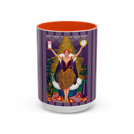 Countdown to Christmas Elegance Colorful Mugs (11oz, 15oz)
