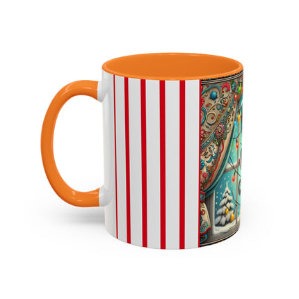 Mischief in Tinselland Colorful Mugs (11oz, 15oz)