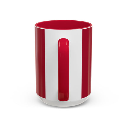 Butterfly Empress of the Crimson Pavilion Colorful Mug (11oz, 15oz) – Art Deco Beauty, Butterfly Elegance & Ornamental Style