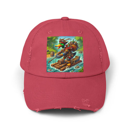The Daring Drake Unisex Distressed Cap