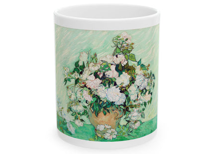 Roses by Vincent Van Gogh Ceramic Mug (11oz, 15oz)