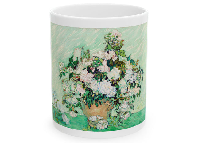 Roses by Vincent Van Gogh Ceramic Mug (11oz, 15oz)