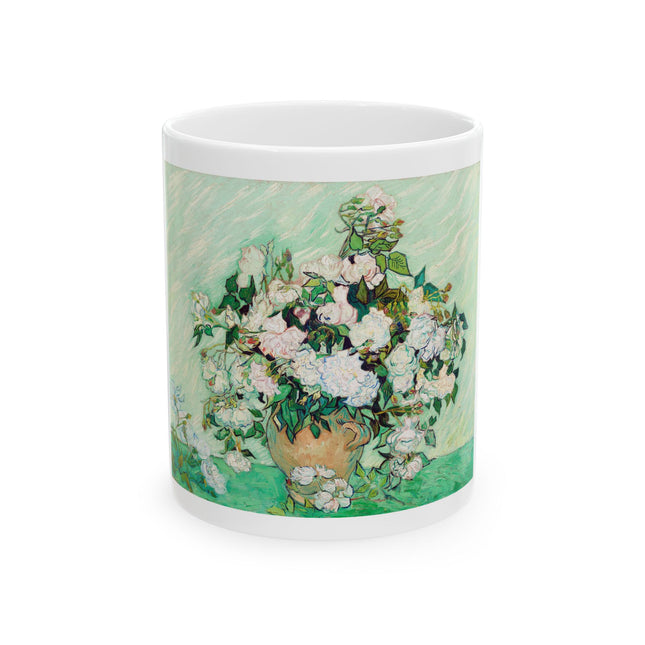 Roses by Vincent Van Gogh Ceramic Mug (11oz, 15oz)