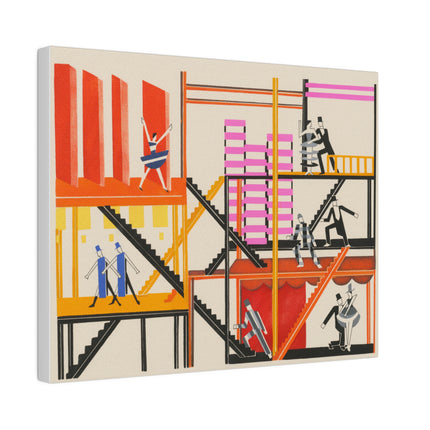Maquettes de Théâtre IV – Cubist Futurist Stage Design by Alexandra Exter