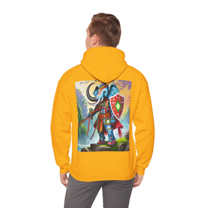 Cyberpunk Elephant – Heavy Blend™ Hooded Sweatshirt
