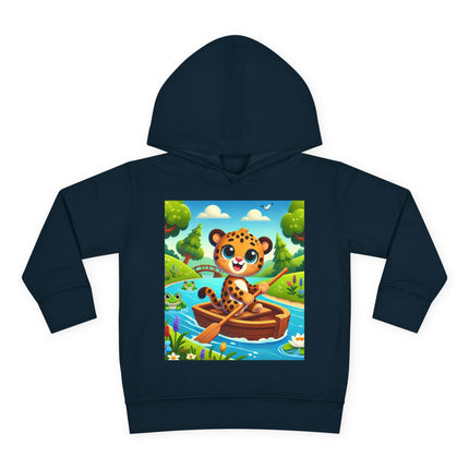 Little Explorer on the River Toddler Pullover Fleece Hoodie