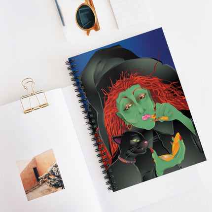 Mirror, Mirror A Witch's Touch Spiral Notebook - Ruled Line