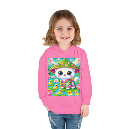 Lily Pond Stroll Toddler Pullover Fleece Hoodie