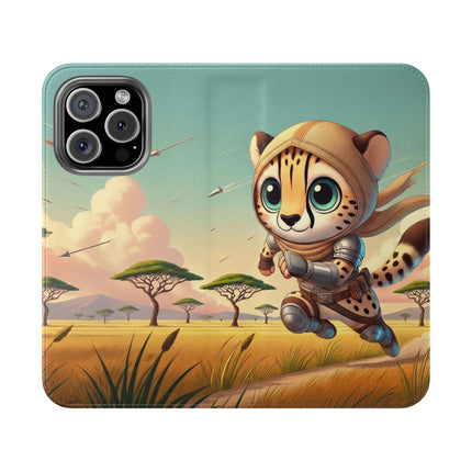 🐆⚡ Swift Cheetah Flip Case – Speed, Freedom & Untamed Adventure