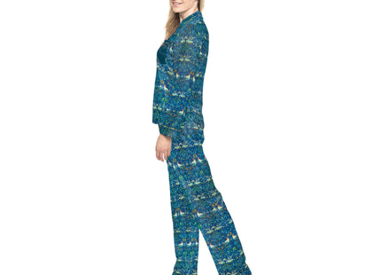 Birds by William Morris Women's Satin Pajamas (AOP)