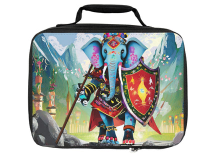 Cyberpunk Elephant Lunch Bag