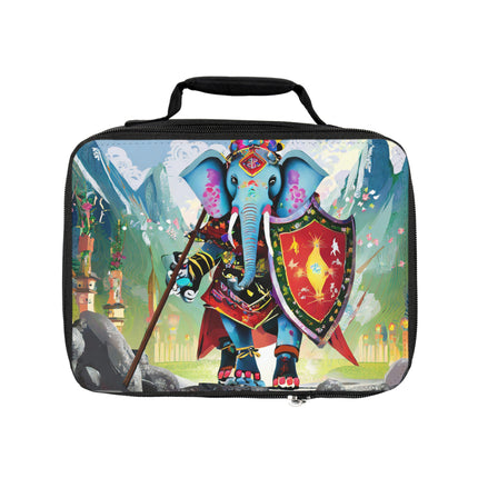 Cyberpunk Elephant Lunch Bag