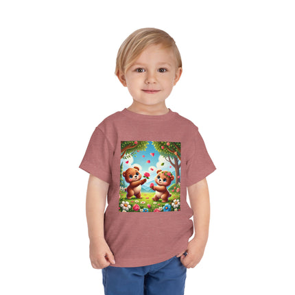 Teddy Bear Friendship Toddler Short Sleeve Tee