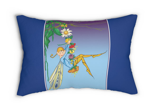 A Fairy's Delight Spun Polyester Lumbar Pillow