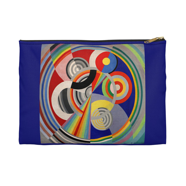 Rythme No. 1 Accessory Pouch – Robert Delaunay Orphism Abstract Art Design
