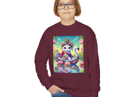 Geisha Kitten’s River Voyage Youth Crewneck Sweatshirt
