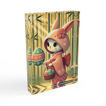 Geisha Kitten’s Easter Acrylic Art Block