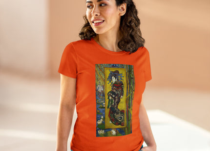 Courtesan (after Eisen) by Vincent van Gogh Women's Midweight Cotton Tee