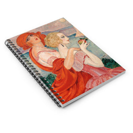 Sur la Route d'Anacapri by Gerda Wegener Spiral Notebook - Ruled Line
