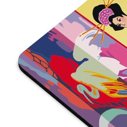 A Timeless Journey by Umberto Brunelleschi Mouse Pad, Round and Rectangle