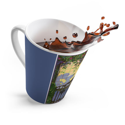 Whispers of Love: A Vintage Art Deco Fairytale Latte Mug