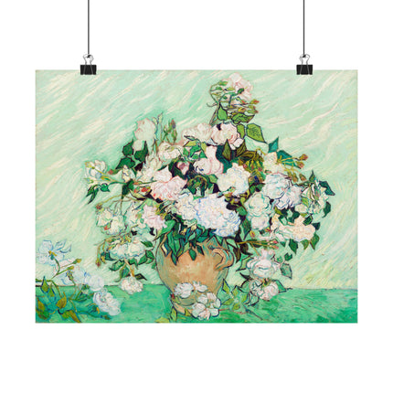 Roses by Vincent Van Gogh Matte Horizontal Posters