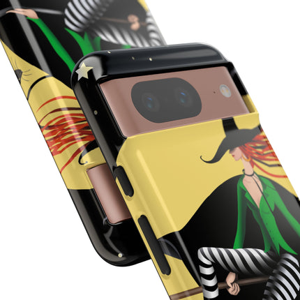 A Witch’s Moonlit Flight Phone Cases