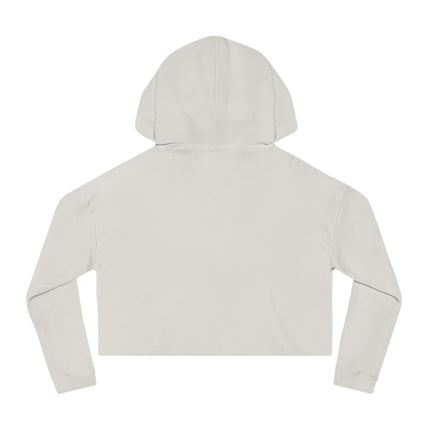 Ethereal Moonlit Lake Women’s Cropped Hooded Sweatshirt