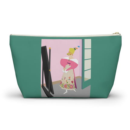 The Yellow Hat Cosmetic Bag – Whimsical 1920s Vogue Elegance