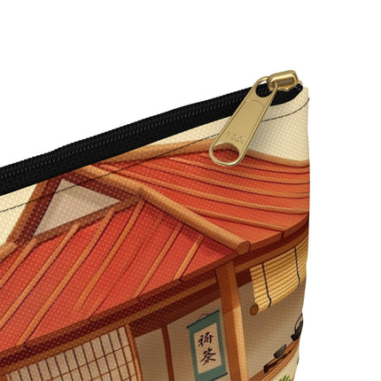 Archer Kitten in the Zen Garden Accessory Pouch – Focus, Whimsy & Zen Balance